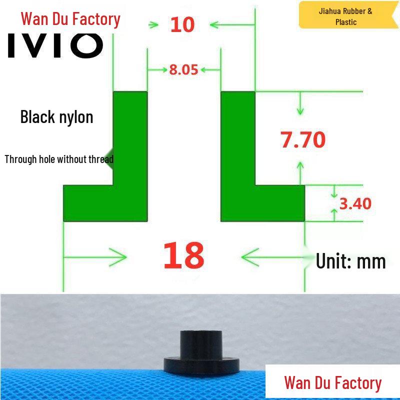 T-Shaped Nylon Insulating Bushing Spacer for M3-M35 Threads