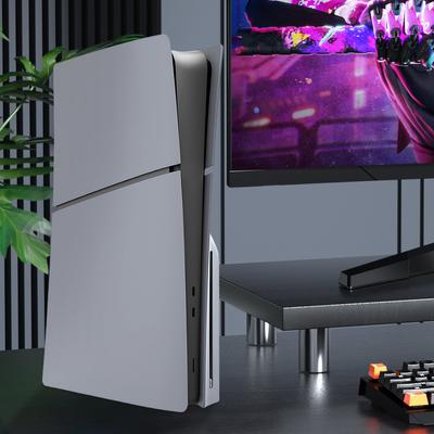 ABS Hartschalen-Gehäuseabdeckung Staubdichte Hartschalen-Haut Stoßfeste Abdeckplatten für Playstation 5 Slim Disc/Digitale Konsole