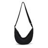 Fashion new solid color women's messenger bag large capacity portable portable dumpling bag versatile go out shoulder bag women
