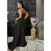 New Fashion Solid Color Sexy Tight One-shoulder Sleeve Long Dress for Party - Women's Private Wear Aristocratic Style Evening Gown