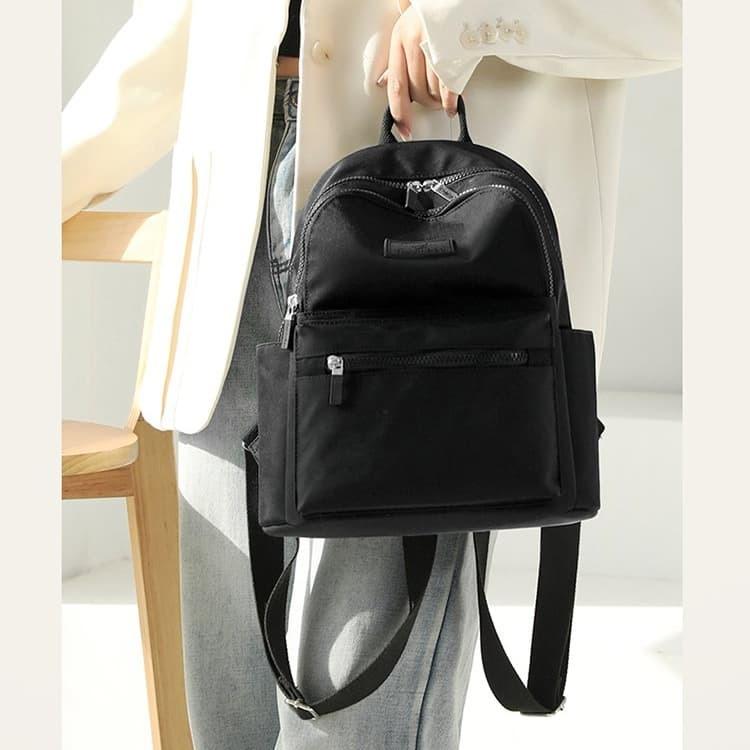 Nylonowy plecak damski miejski mały plecak