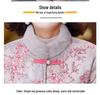 Women's Mid-Age Thickened Cotton Jacket with Fleece, Autumn & Winter Tang Style Short Coat for Middle-Aged & Elderly