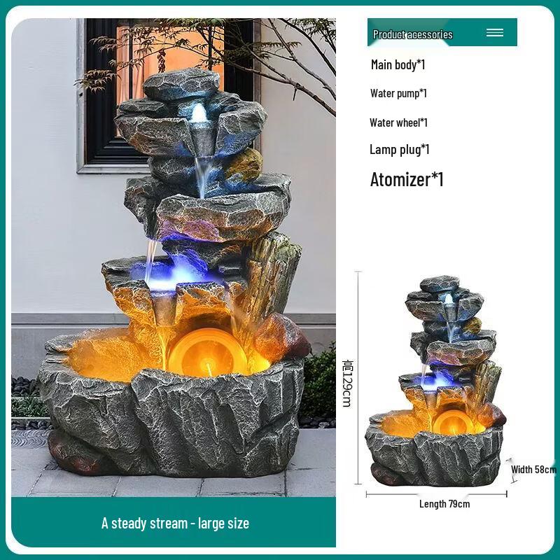Outdoor Rockery Water Feature Fountain