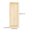 2Pcs Bamboo Tea Tray & Storage Bag Large Tea Serving Tray Portable Cutting Board for Serving Wood Decorative Table Cup Storage