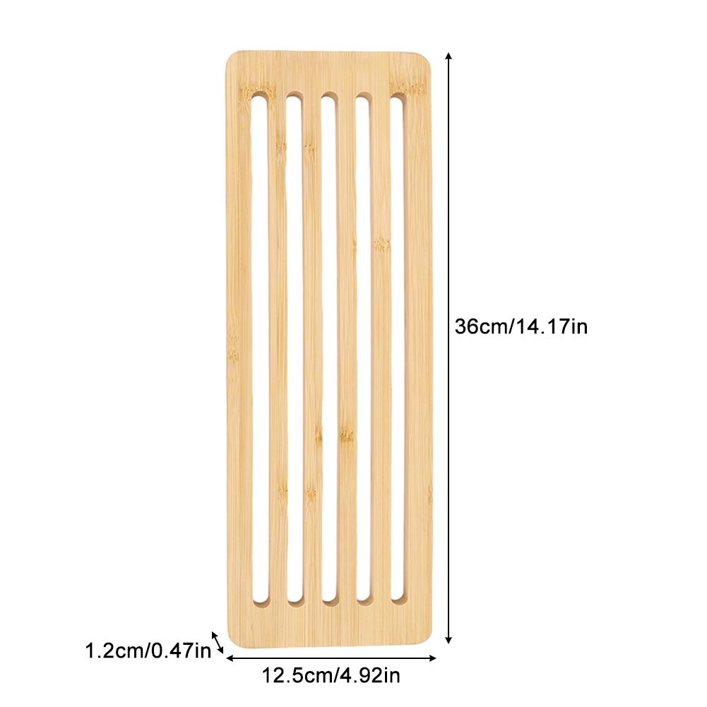 2Pcs Bamboo Tea Tray & Storage Bag Large Tea Serving Tray Portable Cutting Board for Serving Wood Decorative Table Cup Storage