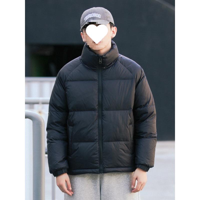 Men's 2024 Stand Collar Lightweight Down Workwear Jacket - Short, Thickened, High-End Feel