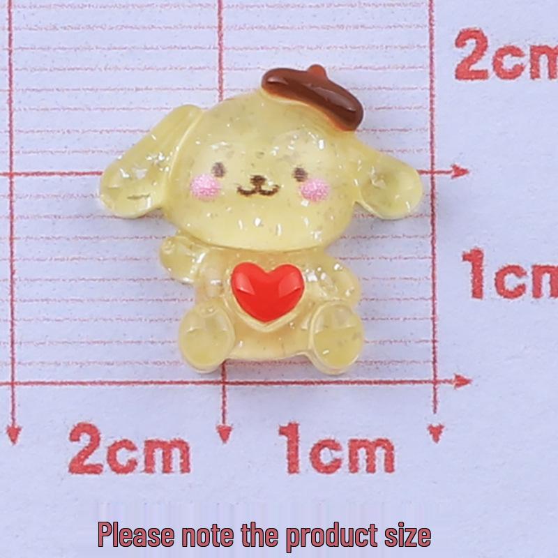 Ice-Clear Mini Animal Resin Accessories: DIY Phone Case & Fridge Magnets