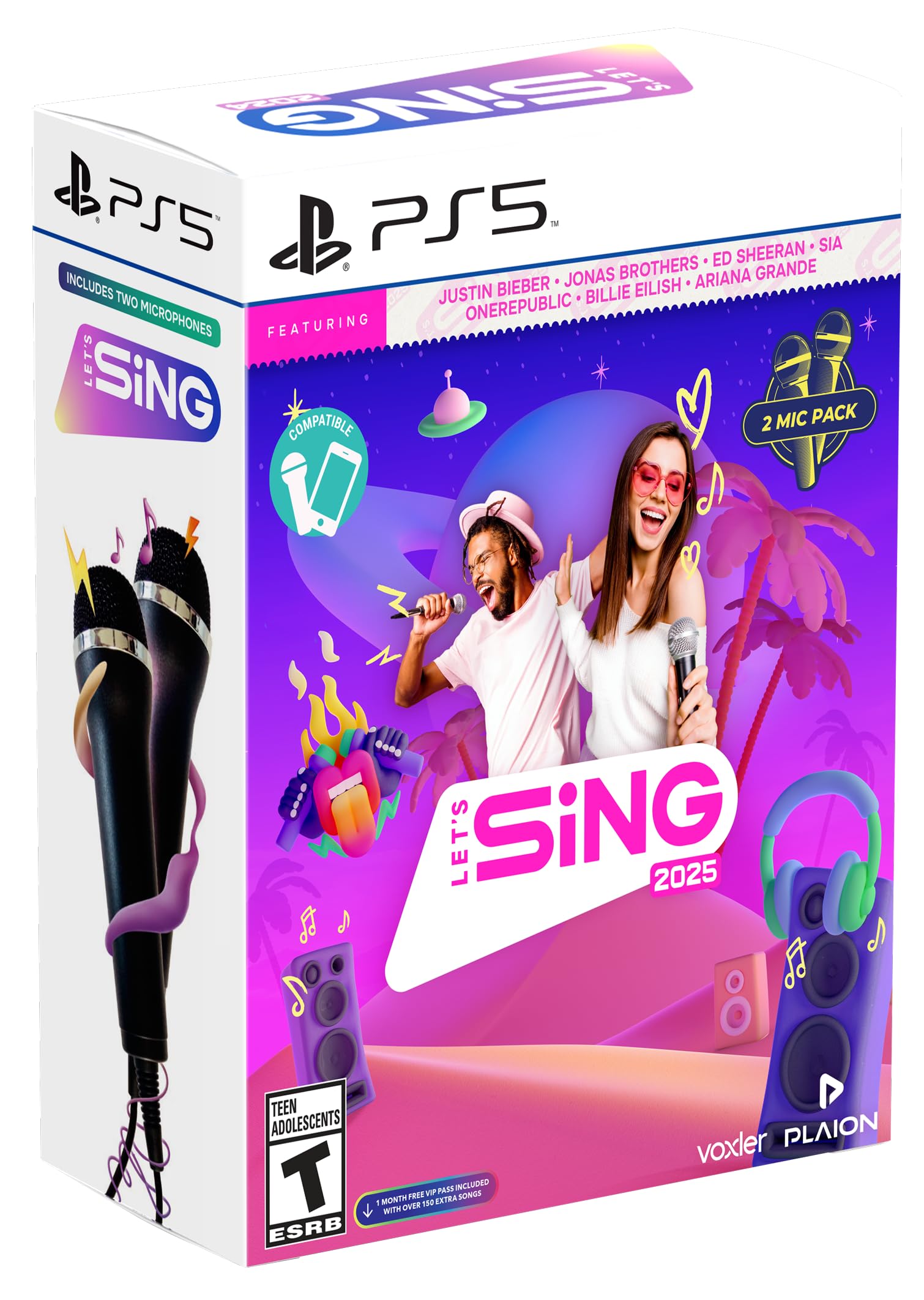 

Sing 2025 North PS5 Давайте (Набір з 2 мікрофонами) (Імпортована версія Америка) -