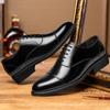 Fashion FUQIAO New Men's Flat / 5 CM Heightening Elevator Shoes Business Formal Leather Shoes Man British Casual Wedding Suit Shoes