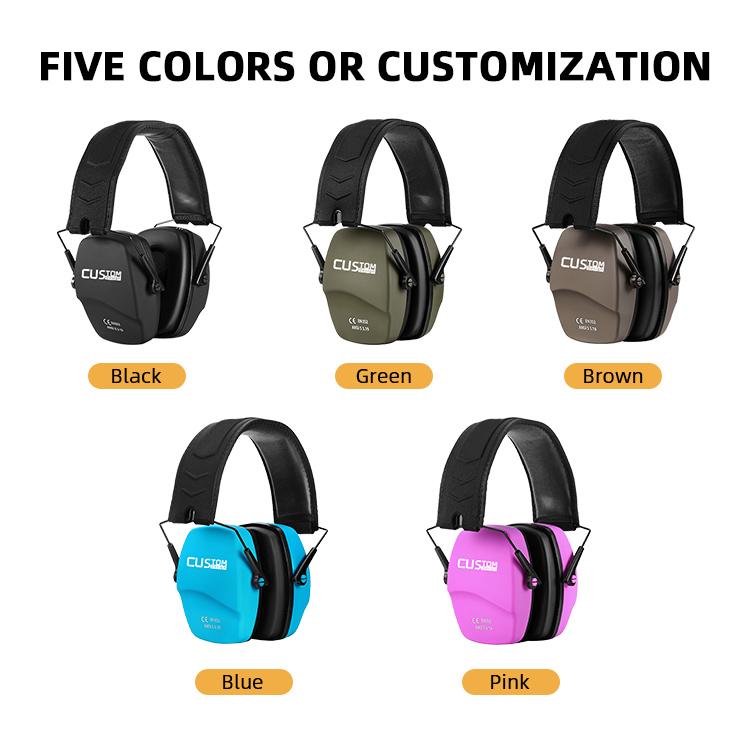 Hot Sell Rubberized Noise Reduction Ear Protection Shooting Hearing Protection Earmuffs for Shooting Headset