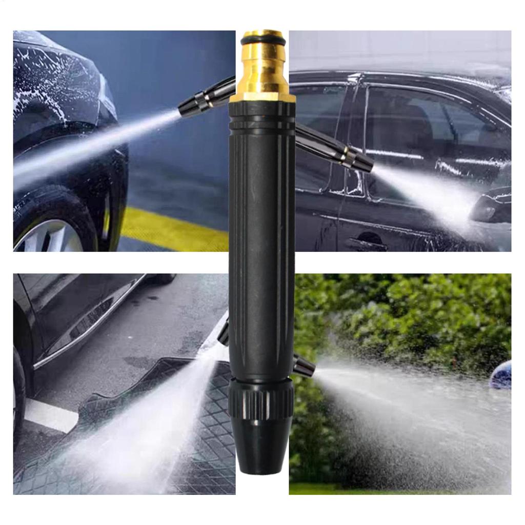 Jet Nozzle Power Washer for Garden Hose Garden Hose Nozzle High Pressure Cleaning Spray Evenly Hose Nozzle for Car Washing