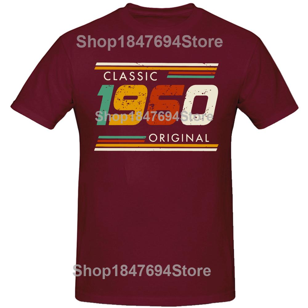 New Men Made in 1960 All Original Parts T Shirt Oversize Printed Casual Tee Shirt Casual Short Sleeve Vintage Couples T-Shirt