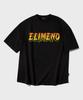 ELIMENO El Sub Burn Oversized Short Sleeve Tee Black