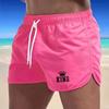Summer Men's Beach Shorts Men's Three Quarter Shorts Beach Sports Quick Drying Casual Pants