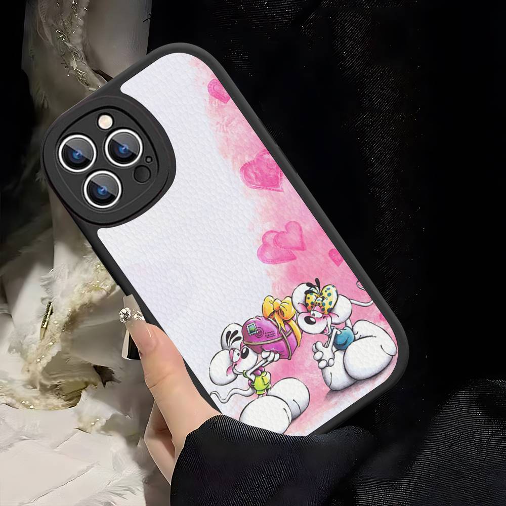 

Cartoon D-Diddl Phone Case For IPhone 16 15 14 13 12 11 Pro Max Plus Leather Shockproof Cover iphone 13promax