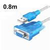 10pcs USB 2.0 to RS232 DB9 9Pin Male & Female Separate Serial Converter Cable COM Port Cord For Windows 98/2000/7/8/10 Desktop Laptop PC Computer