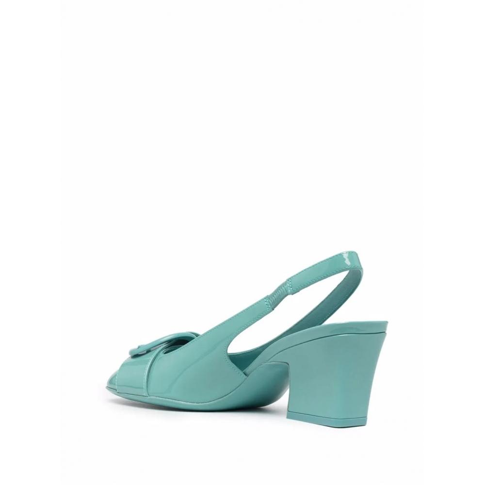 Salvatore Ferragamo Ferragamo Slingback Buckle Pumps Blue