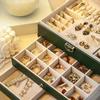 Jewelry Storage Box, High-end Exquisite Necklace Earrings, Gold Jewelry Box, Large Capacity Multi-layer Jewelry Box