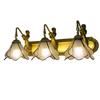 American Creative Retro Lotus Bathroom Mirror Headlight Wall Lamp European Dresser Mediterranean Simple Wall Lamp