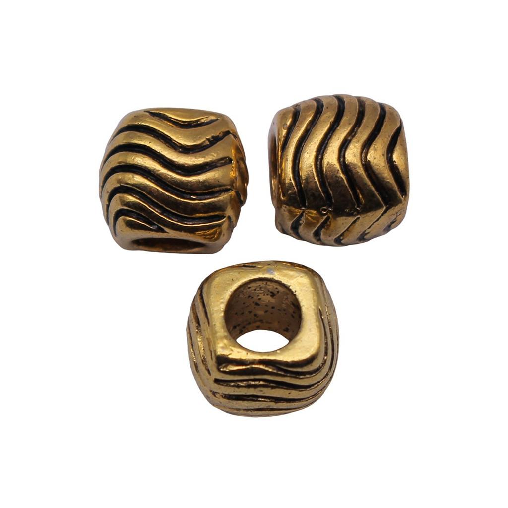Tribal Pattern Tube Beads Charms Braided Spacer Beading For Jewelry Materials