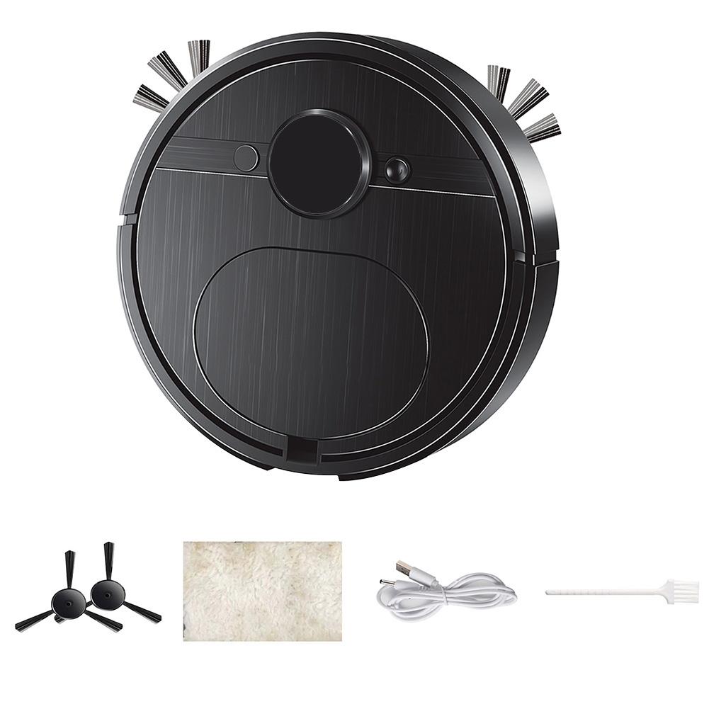 3 In 1 Smart Sweeping Robot Rechargeable Intelligent Wiping Floor Robot Automatic Cleaning Machine for Pet Hair Carpets Floors
