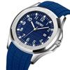 Silikon Sport Wasserdicht Armbanduhr Stilvoll Lässig Marke Analog Herrenuhr Große Arabische Ziffern Leicht Ablesbares Zifferblatt Datum Fluoreszierend Luxus