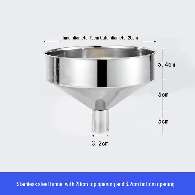 Heavy-Duty Stainless Steel Large Funnel for Industrial Fuel and Oil Press Machines
