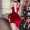 Golden Night Christmas Bunny Girl Lingerie Set - Slimming Costume for Hot Girl Performance