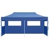 VidaXL Tente de réception pliable bleue 3 x 6 m