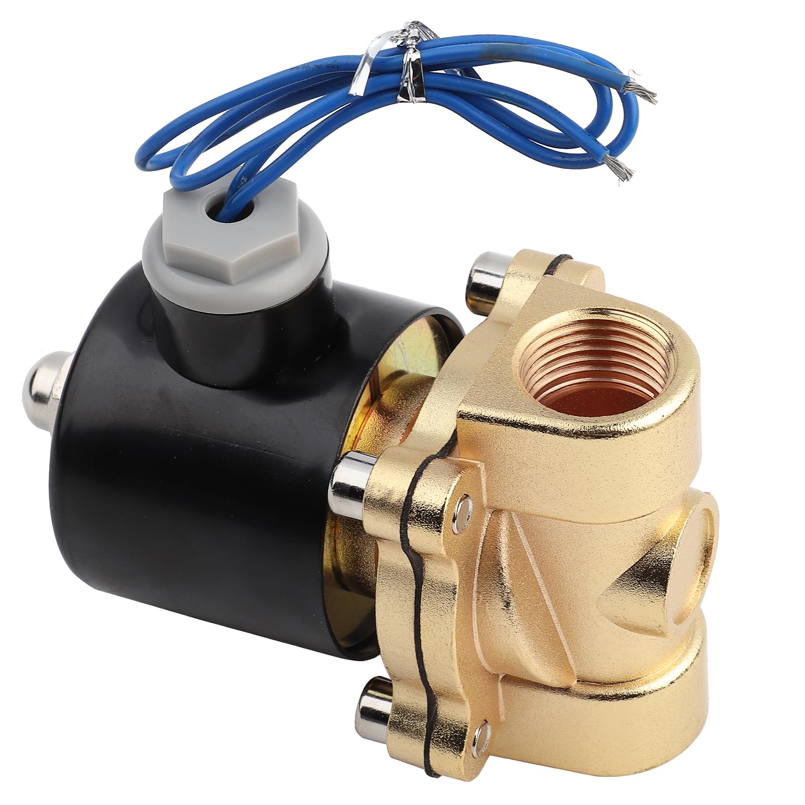 

DC 12V 12 Normal Closed Electric Solenoid Valve for Water Air Fuels Gas
