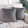 Color Plaid Throw Pillowcase, For Living Room Bedroom Sofa, No Pillow Insert