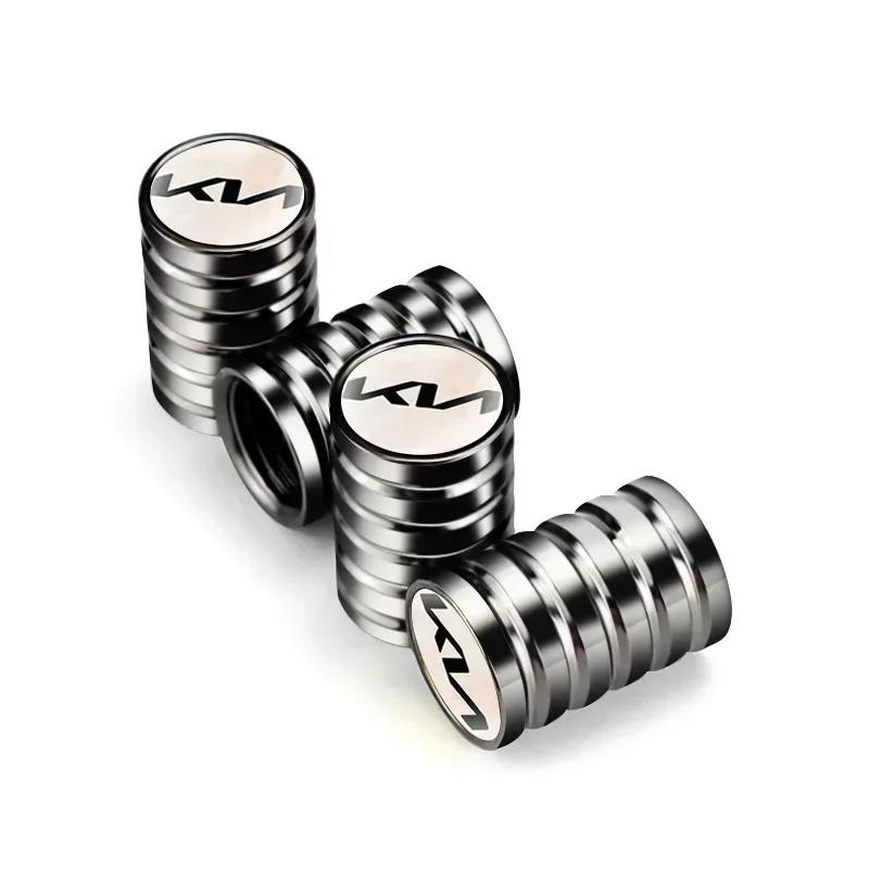 4pcs Car Wheel Tire Valve Cover Caps for KIA K5 Soul Picanto Rio Ceed Sportage Cerato Sorento Niro Stonic Exterior Accessories