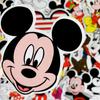 50pcs Mickey Mouse Cartoon Doodle Suitcase Computer Skateboard Stickers Decorative Decal Paster