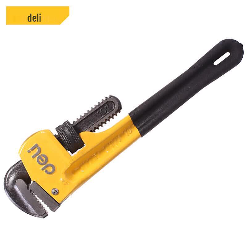 Deli 8-Inch Heavy-Duty Pipe Wrench