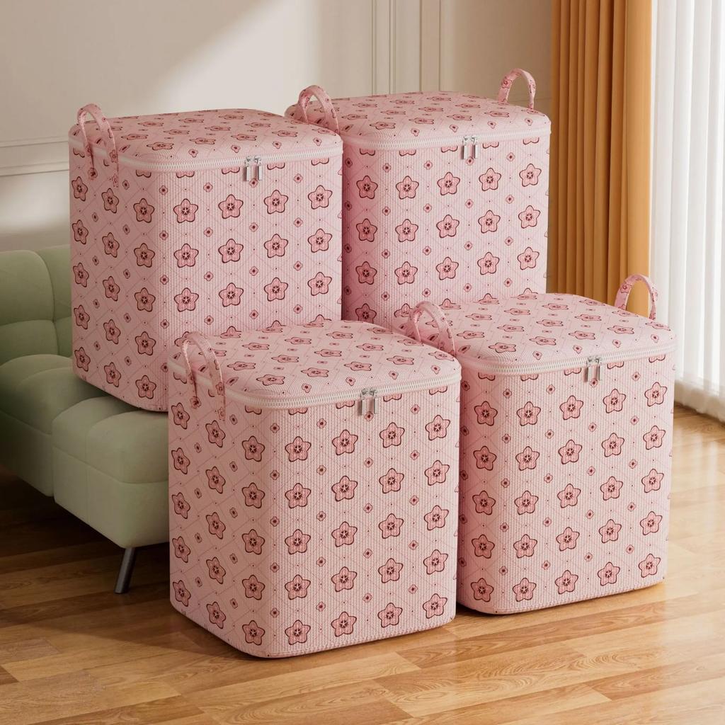 Large Capacity Waterproof Household Moving Bag Home Storage Clothes Cotton Quilt Bag Storage Box Multifunctional Storage Bag