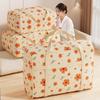 Large Capacity Floral Pattern Tote Bag For Home Use, Luggage, Moving, Dormitory, And Clothing Storage.
