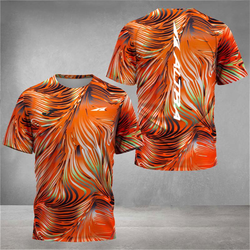 Men's T-shirt Fast Drying Badminton Training Clothes Table Tennis Clothes Printed Running Tees Unisex Breathable Sportswear Tops