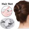 50Pcs Hair Net Black Elastic Bundle Hair Invisible Hairnet Mesh Bun Hair Net