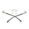 Rimless Cutting Reading Glasses Polygon Blocking Blue Light Computer Men Business Presbyopia Eyeglasses Goggle+1.0...+4.0 Unisex