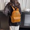 Cute bear print backpack 2025 new fashion versatile large capacity lightweight backpack handbag