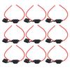 10 Sätze Inline-Sicherungshalter Kabelbaum Sicherungshalter ATC ATO Inline Automobil-Sicherungshalter (18AWG 10A)
