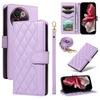 For Vivo V40 Lite 5G/vivo V30e 5G Wallet Case Rhombus Leather Phone Cover with Strap