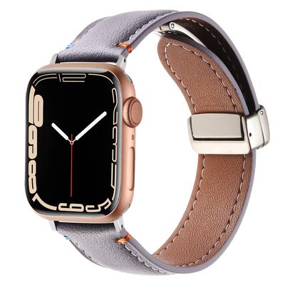 Für Apple Watch Series 10 42 mm/9 8 7 41 mm/SE (2023) SE (2022) SE 6 5 4 40mm/3 2 1 38mm Uhrenarmband Magnetverschluss