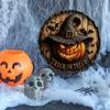 Halloween Front Door Decorations Decorative Door Hanging Pendant Vintage Scary Door Ornaments for Window Wall Decor