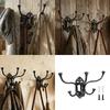 Practical Wall Mounted 3 Hook Hanger For Clothes Storage Clothing Key Coat Organizer For Entryway Closet Or Offices
