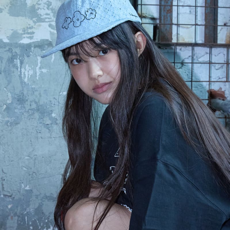 

HOKUSPOKUS Кружевная бейсболка_Синяя ONE