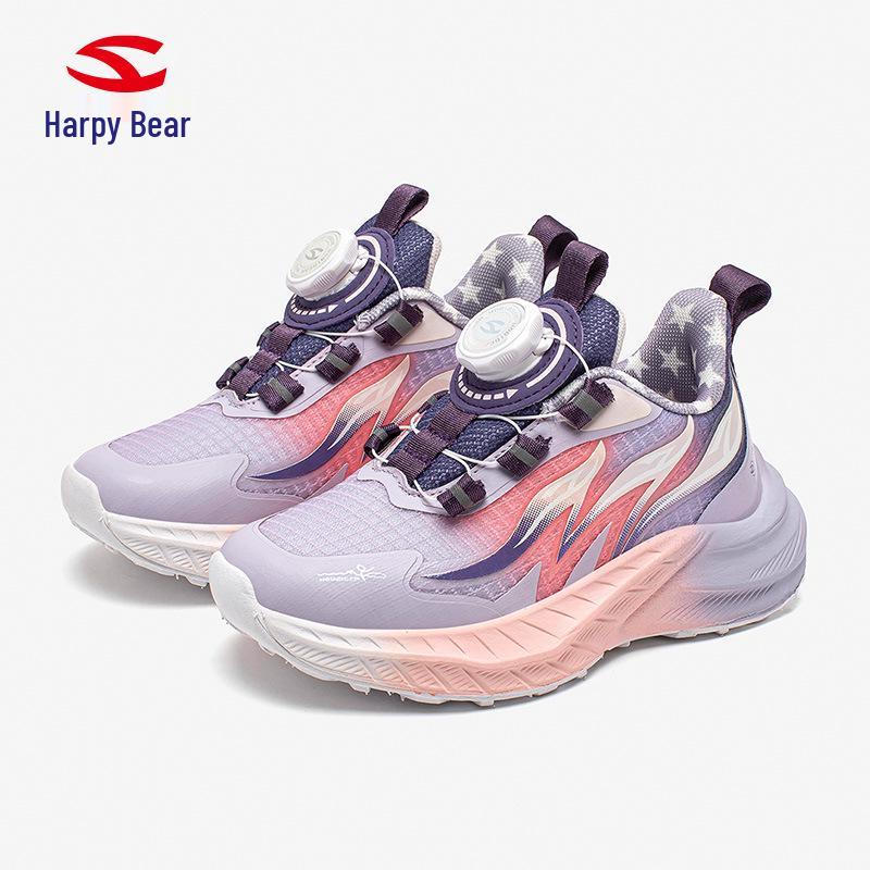 

Habi Bear Girls Breathable Mesh Sneakers for Spring and Autumn 38 фиолетовый