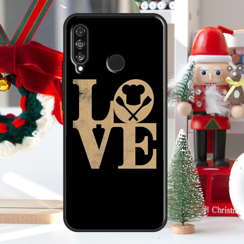 Baking Cook Chef For Huawei Nova 7i 8i 11i 12i 12s Y73 Y70 Y90 Y60 Y72 Y61 Y91 9 10 SE P30 Pro P40 Lite Case