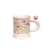 Romantic Pink Ceramic Mug Cute Little Rabbit Birthday Gift Cup Household Coffee Cup Water Cup Color Box