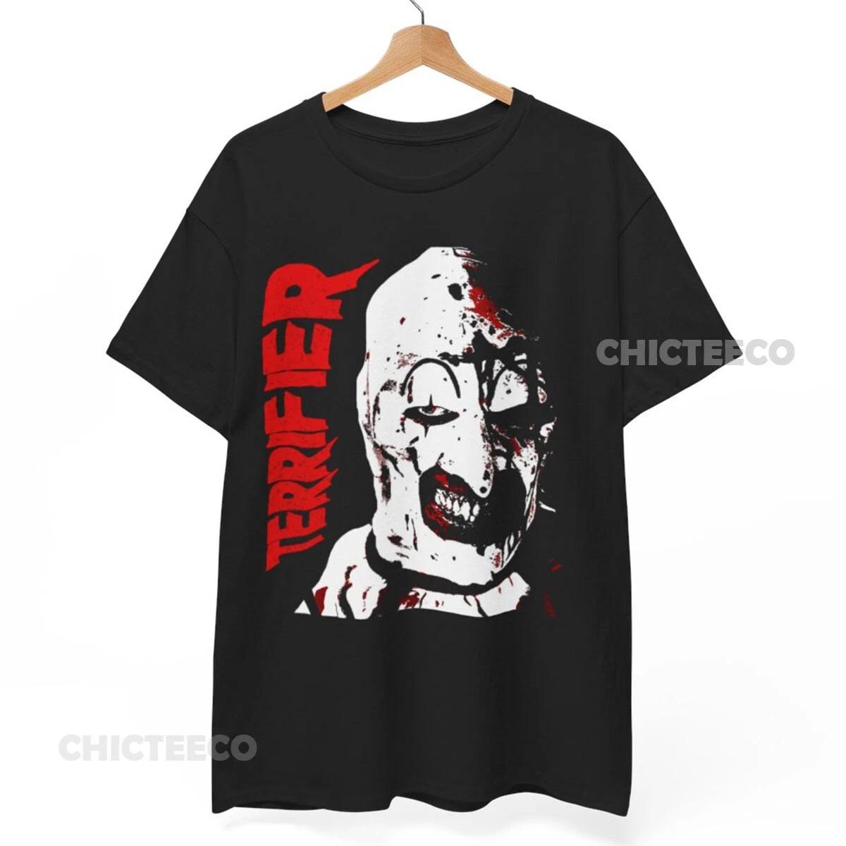 Terrifier Unisex Movie T-Shirt, Horror Movie Shirts Gift For Friends, Unisex Tee 4XL